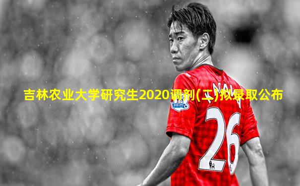 吉林农业大学研究生2020调剂(二)拟录取公布