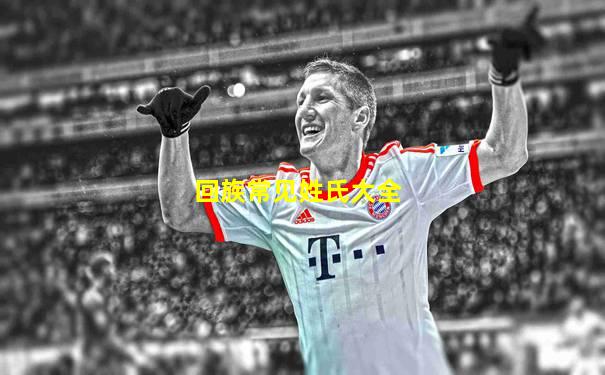 回族常见姓氏大全