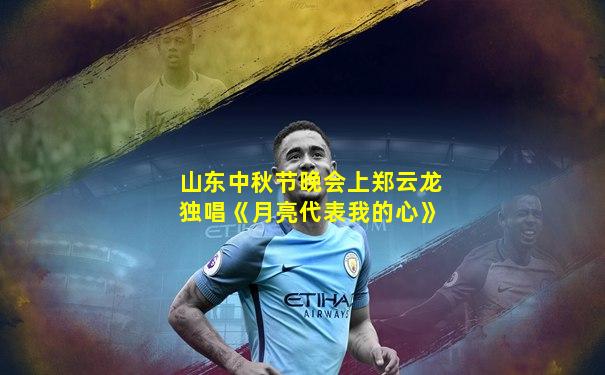 山东中秋节晚会上郑云龙独唱《月亮代表我的心》