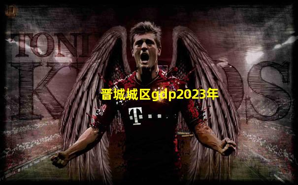 晋城城区gdp2023年