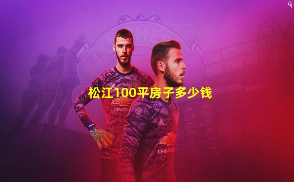 松江100平房子多少钱