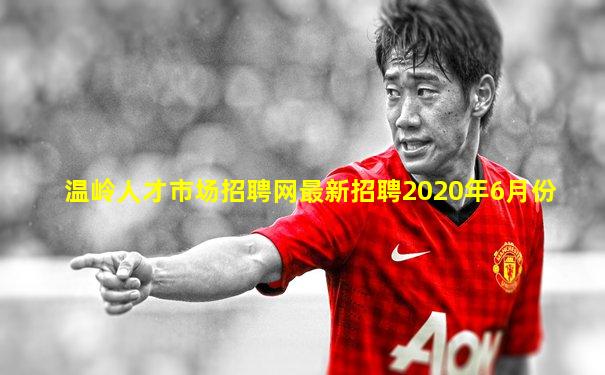 温岭人才市场招聘网最新招聘2020年6月份